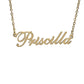 P Name Necklaces