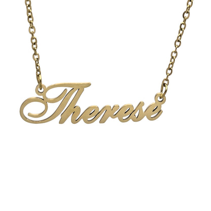 T Name Necklaces - Bourga Collections