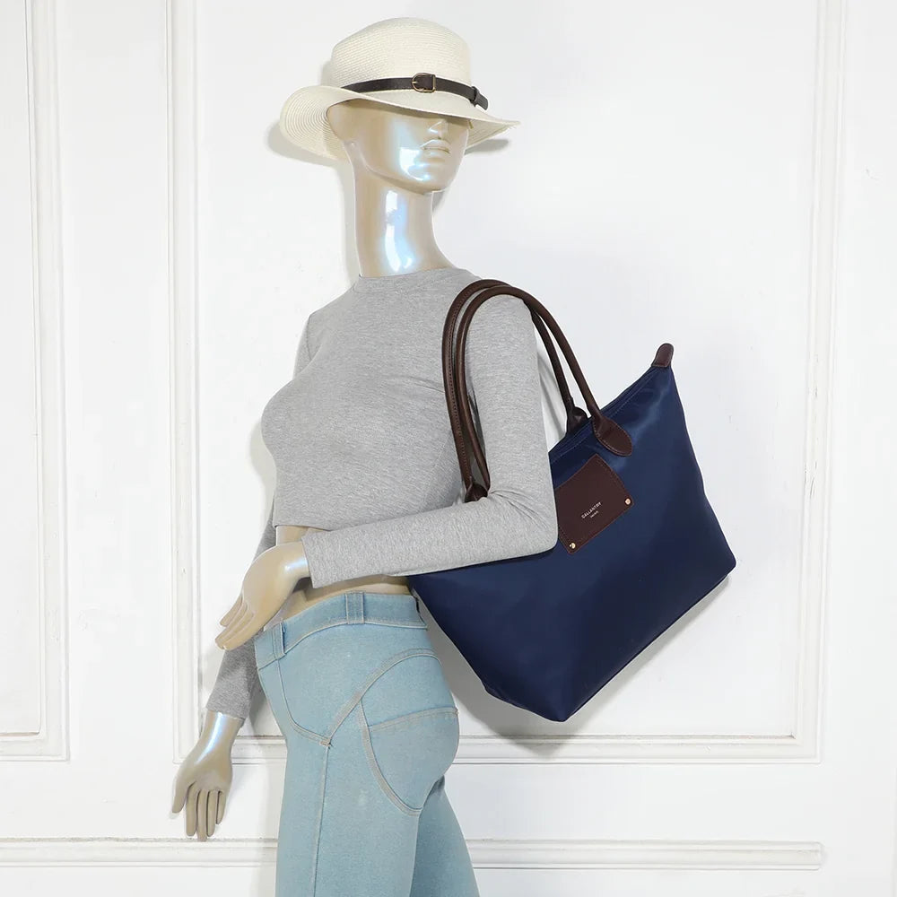 Le Meralis Tote Blue