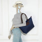 Le Meralis Tote Blue