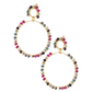 Aniani Pink/Purple Earrings - Bourga Collections